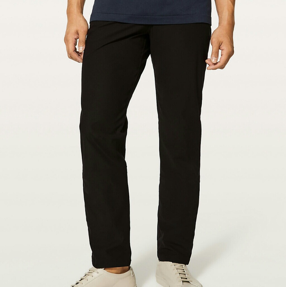 Lululemon Men's ABC Work/Travel Black Pants 38x34